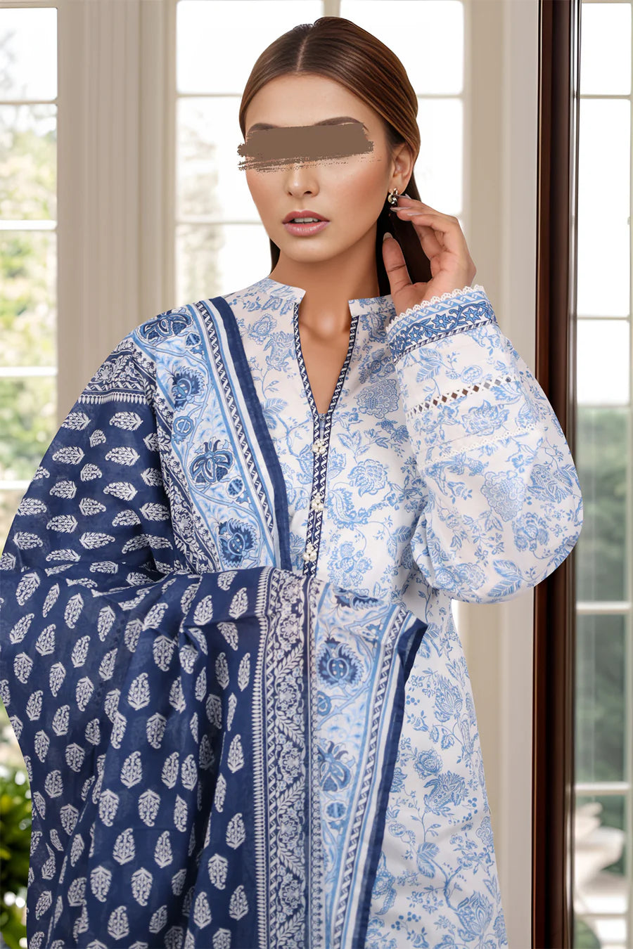 Printed Lawn Stitched Shirt