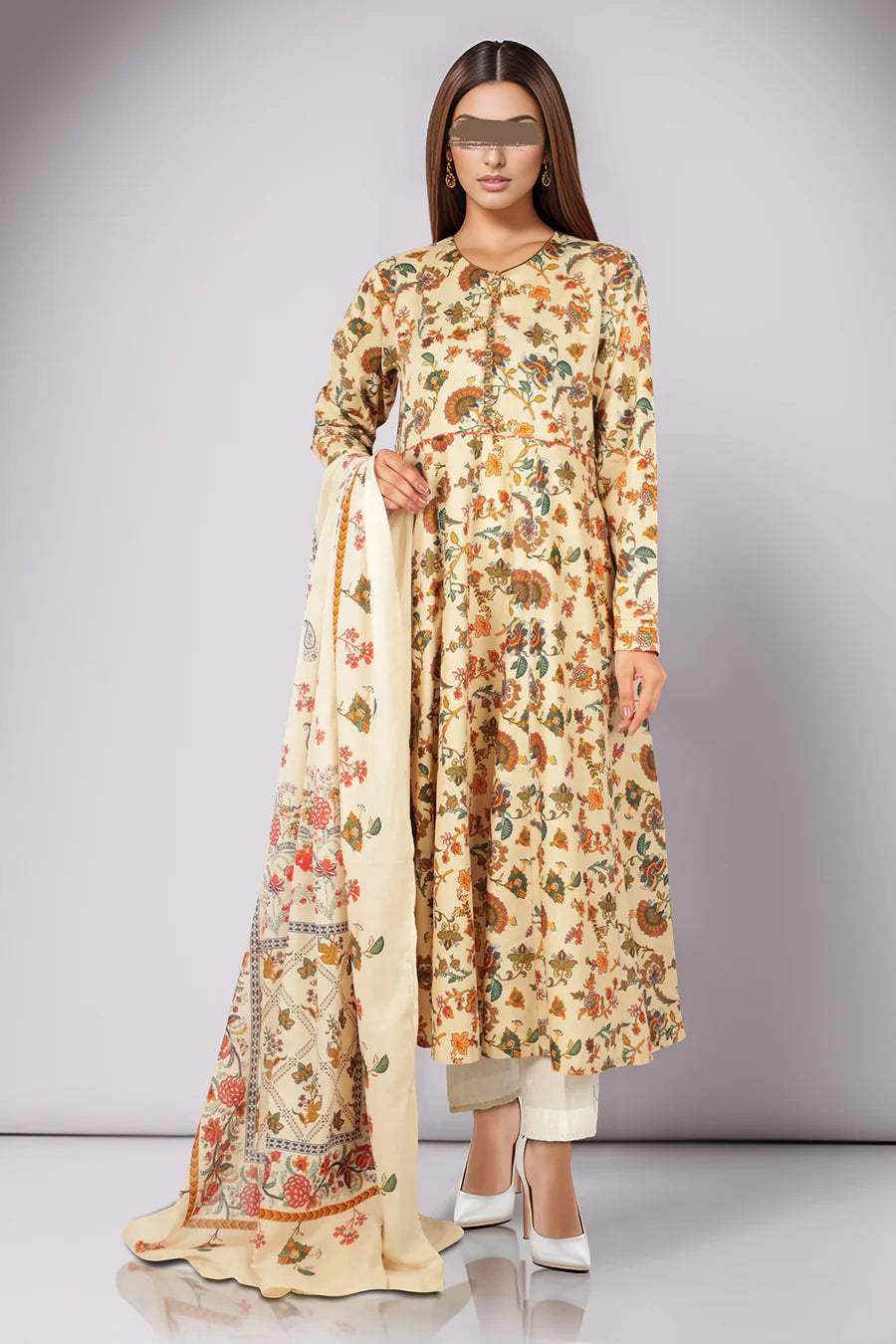 Printed Lawn Stitched Shirt
