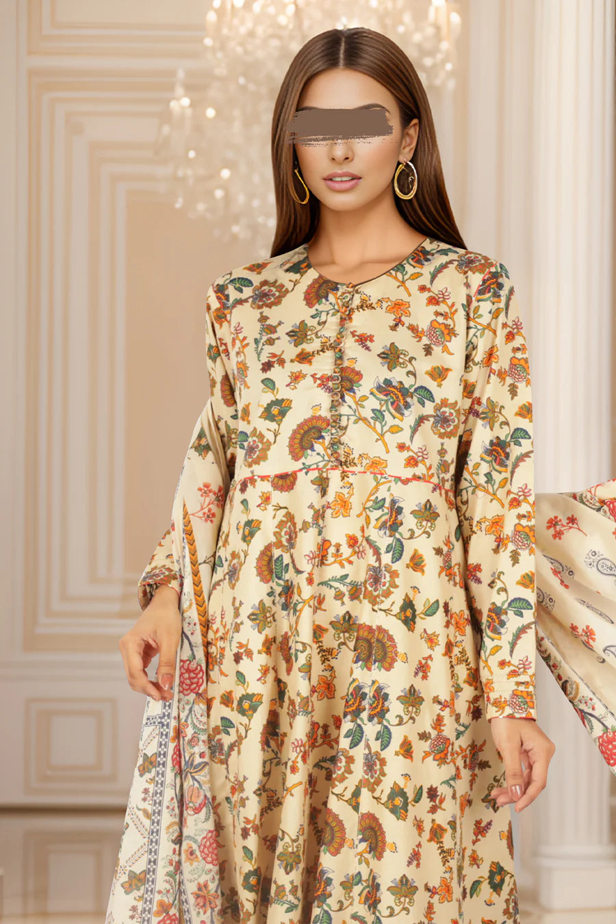 Printed Lawn Stitched Shirt
