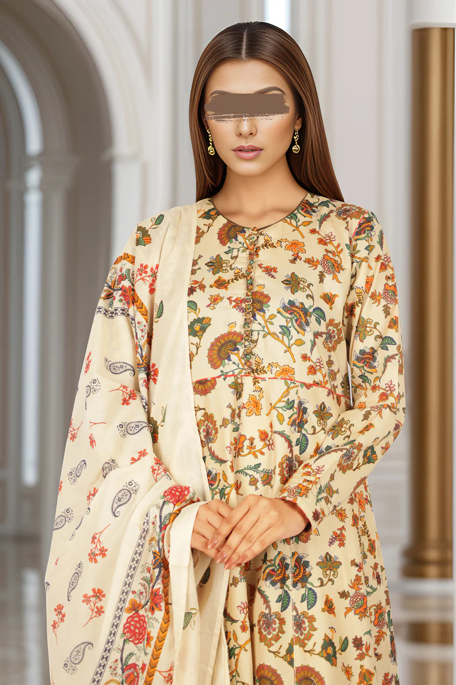 Printed Lawn Stitched Shirt