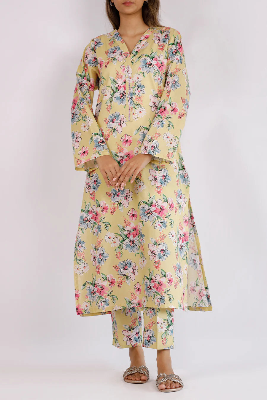 Printed Lawn Stitched Shirt