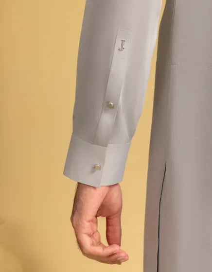 GREY BLENDED CASUAL KAMEEZ SHALWAR