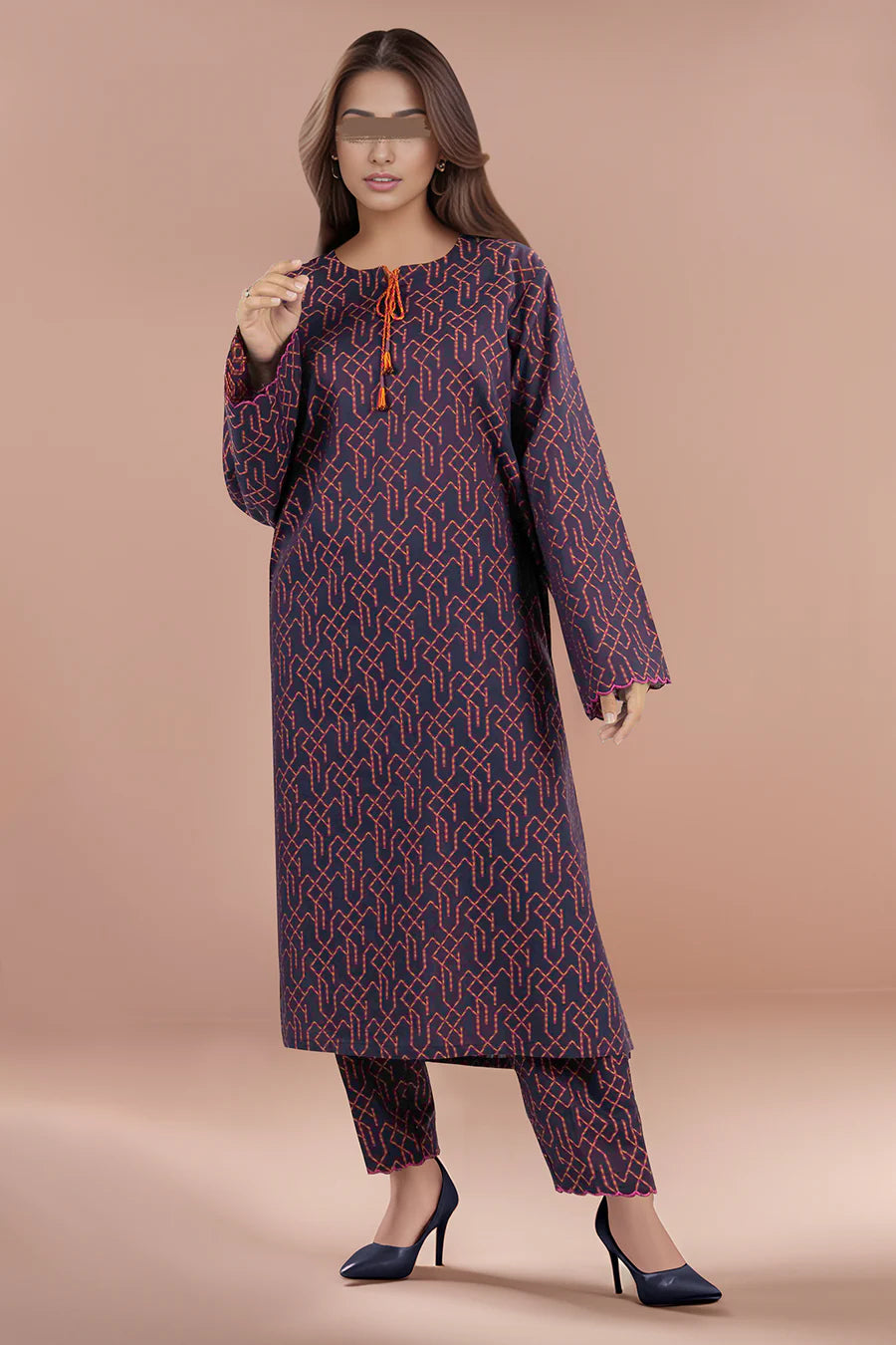 Jacquard Cotton Stitched Shirt