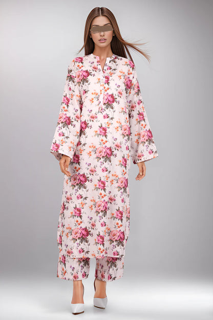 Printed Cambric Stitched Shirt