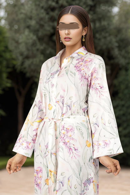 Printed Cambric Stitched Shirt