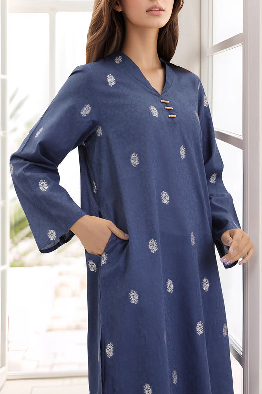 Jacquard Cotton Stitched Shirt