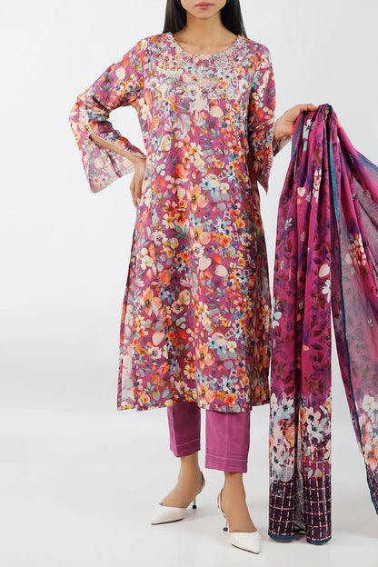 Embroidered Jacquard Cotton Stitched Shirt