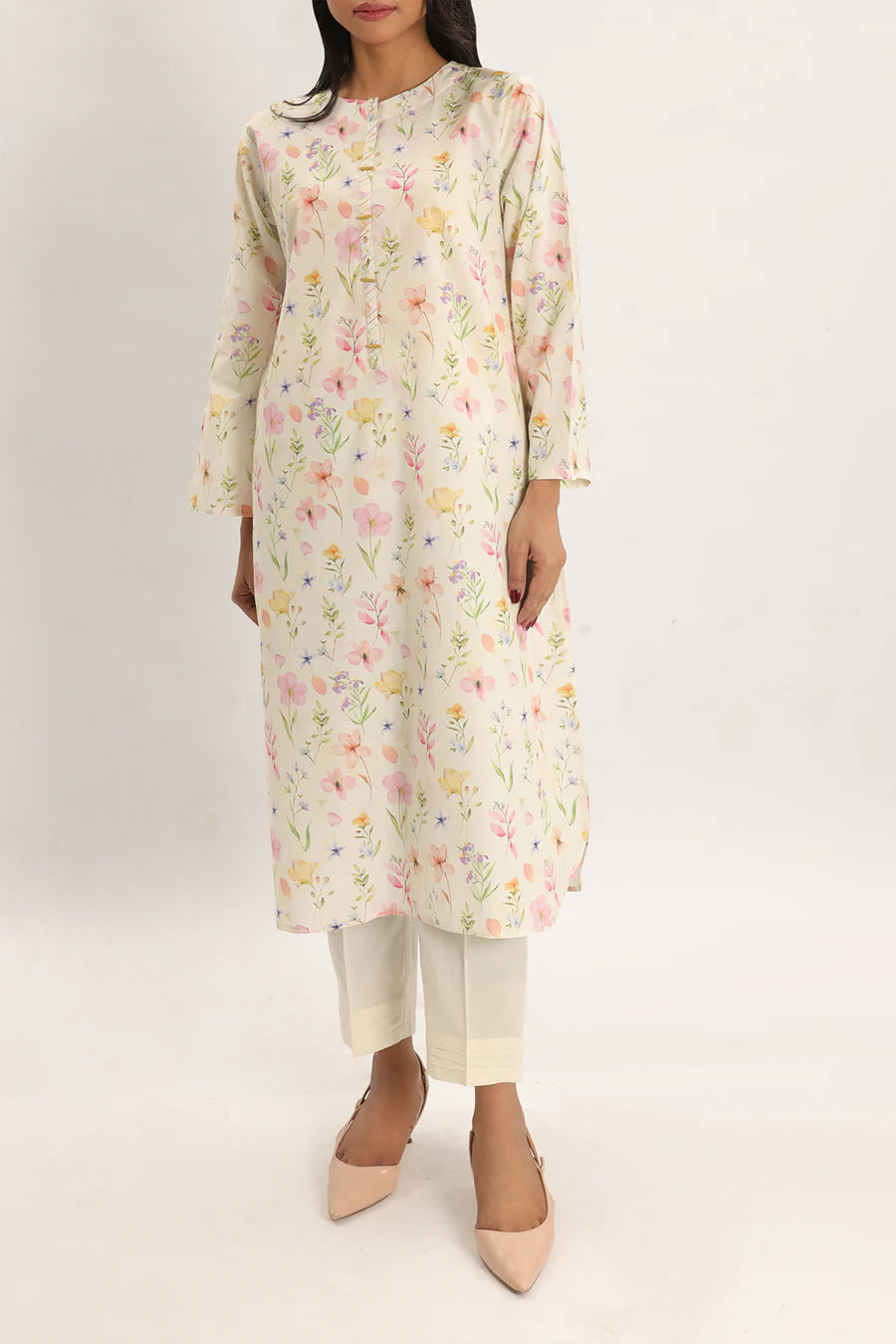 Printed Lawn Stitched Shirt