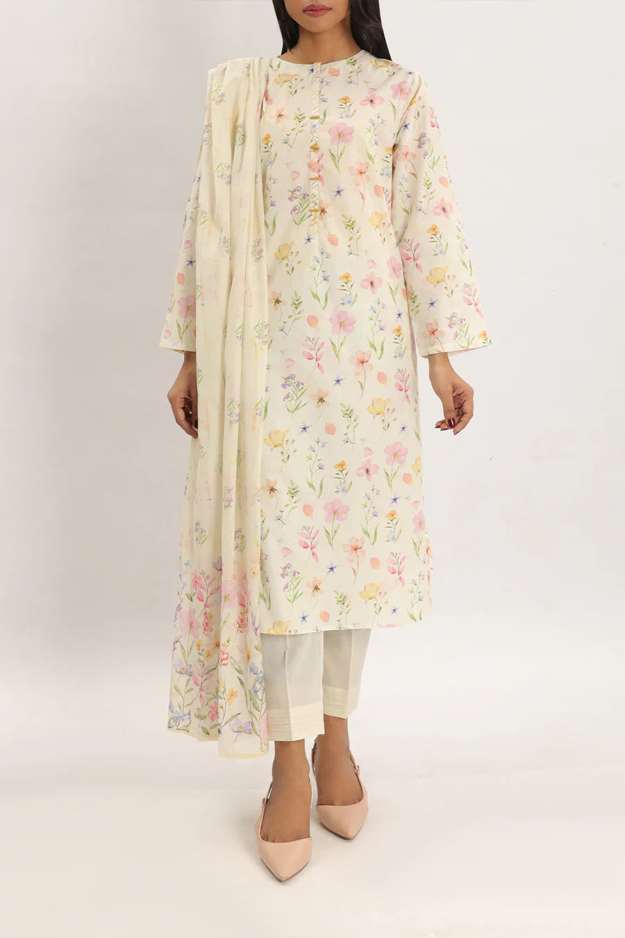 Printed Lawn Stitched Shirt