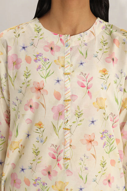 Printed Lawn Stitched Shirt