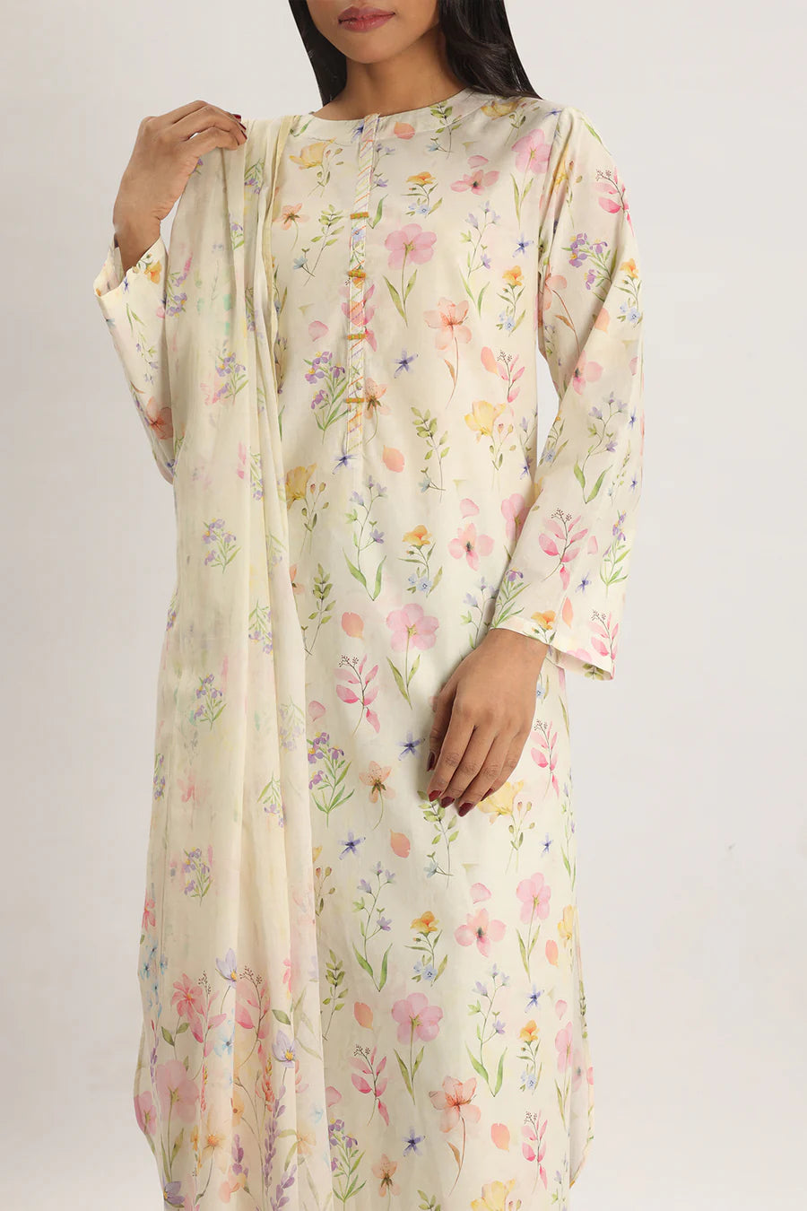 Printed Lawn Stitched Shirt