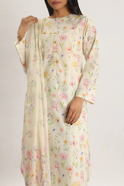 Printed Lawn Stitched Shirt